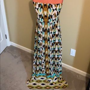 The Limited Strapless maxi